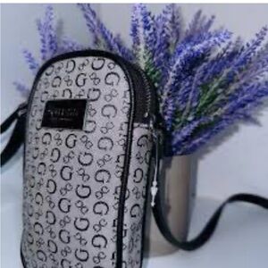 Guess Gray Patterned Crossbody Bag